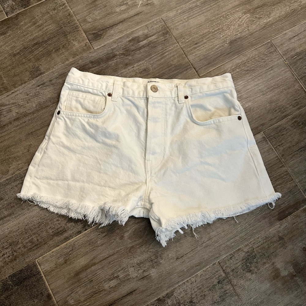 Reformation Charlie High Rise Jean Shorts sz 28